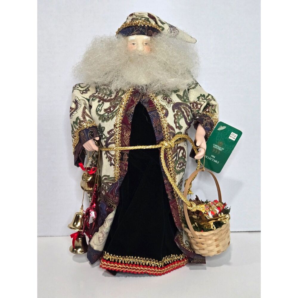 Vintage Christmas Memories 1994 Old World Santa Collectible Figure | 12”